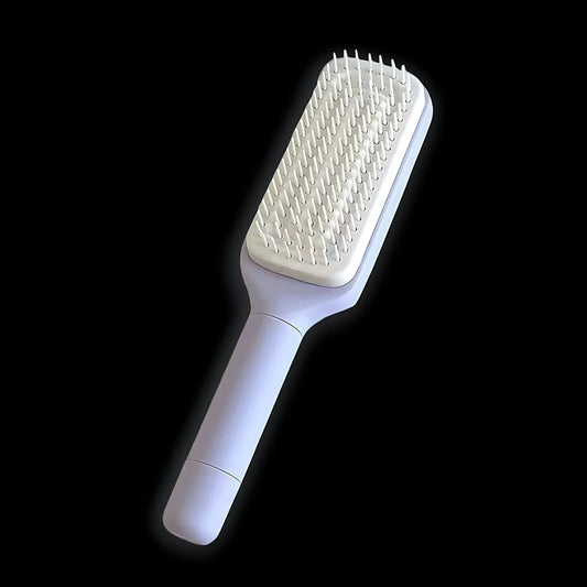 Givira’s Self-Cleaning Detangling Hair Brush – Effortless & Tangle-Free